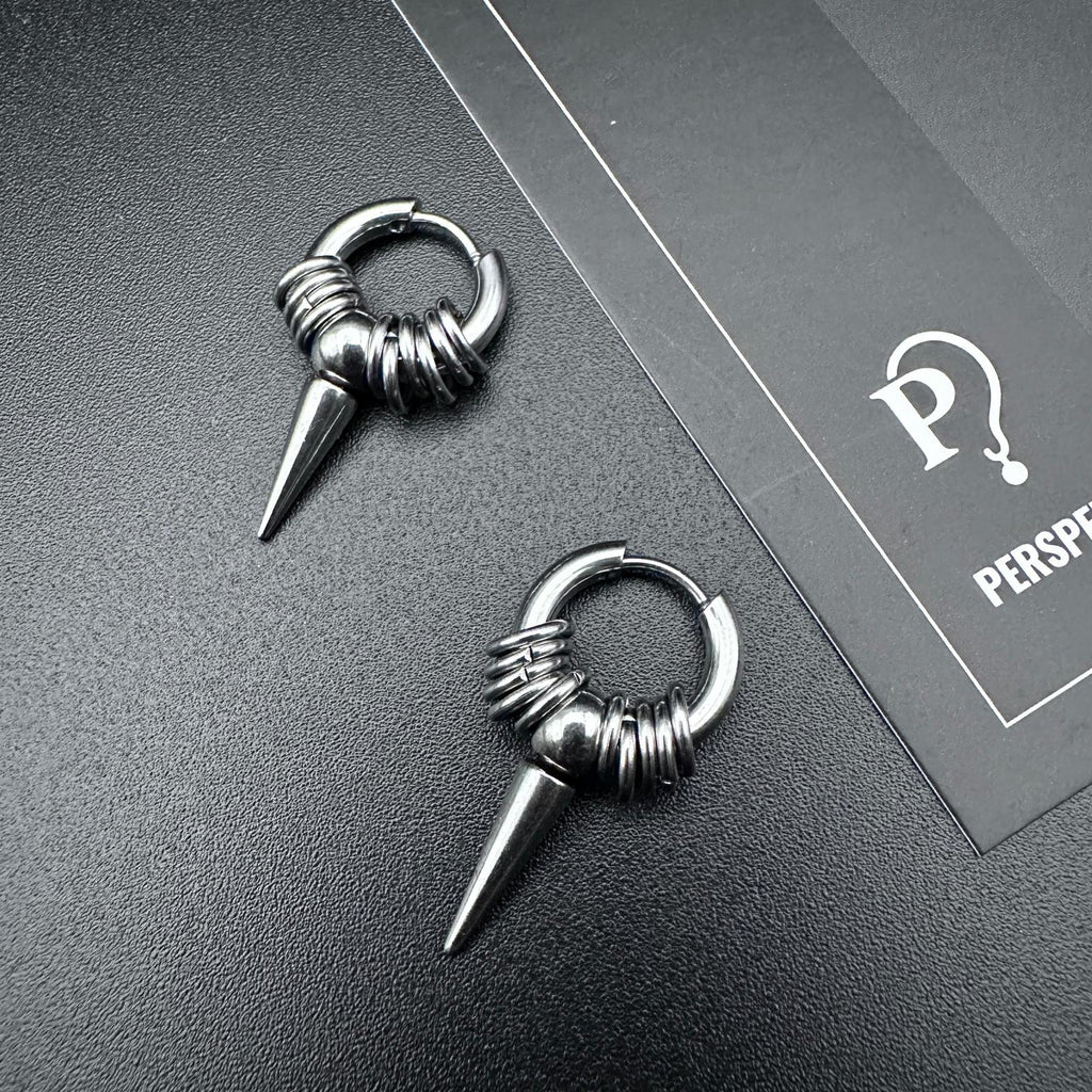 Hoop Spike Earrings | Punk Soft-Industrial Unisex Earrings