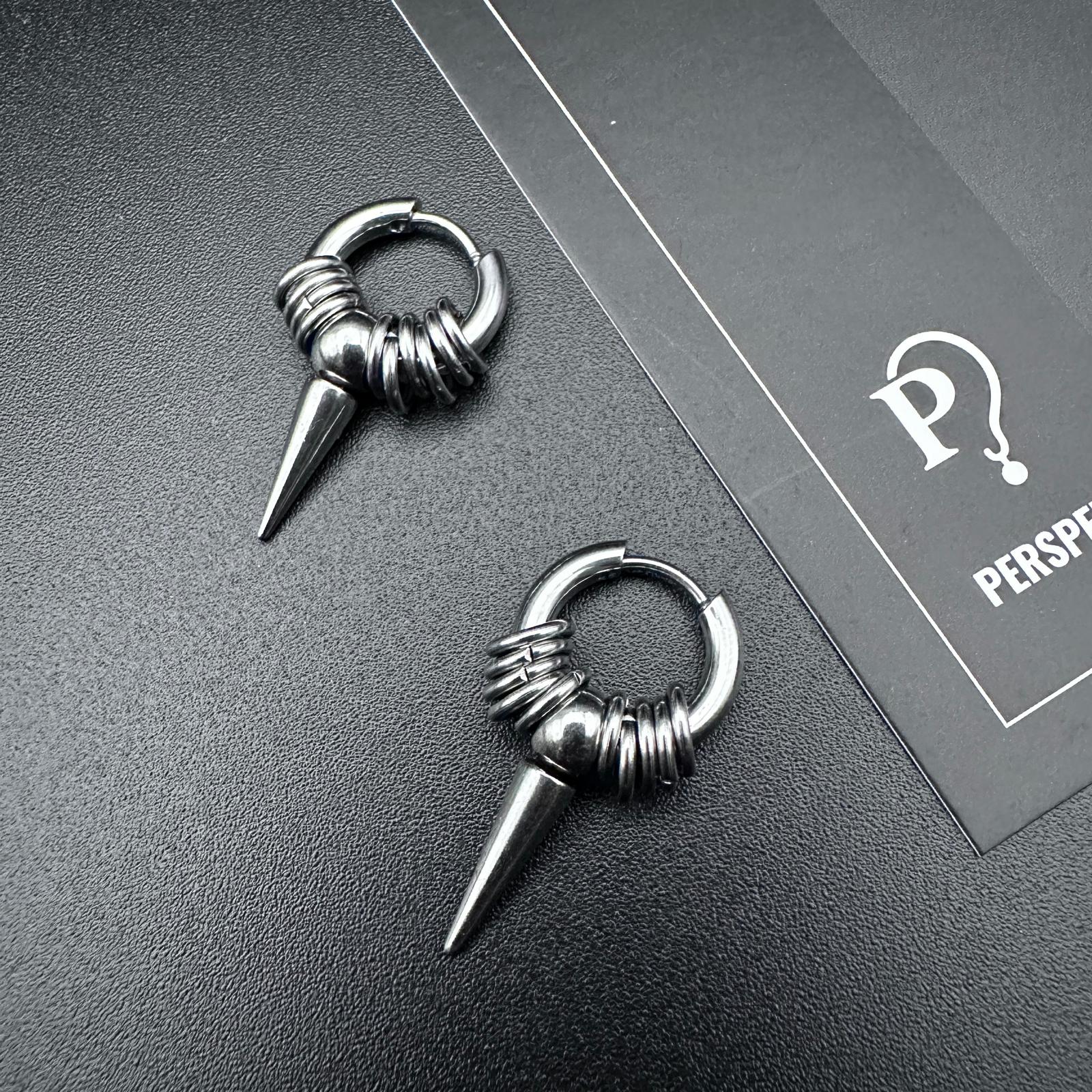 Hoop Spike Earrings | Punk Soft-Industrial Unisex Earrings