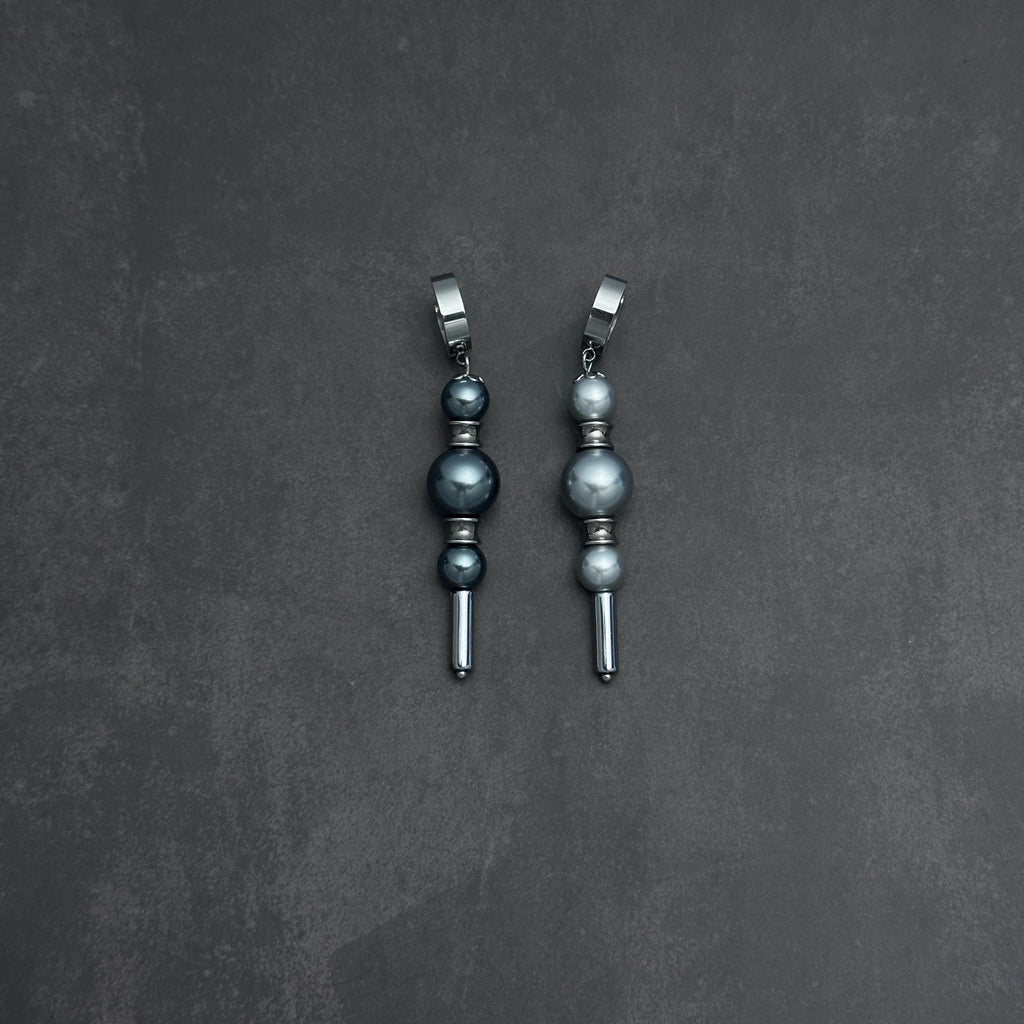 Hoop Scepter Drop Earrings | Soft-Industrial Unisex Earrings