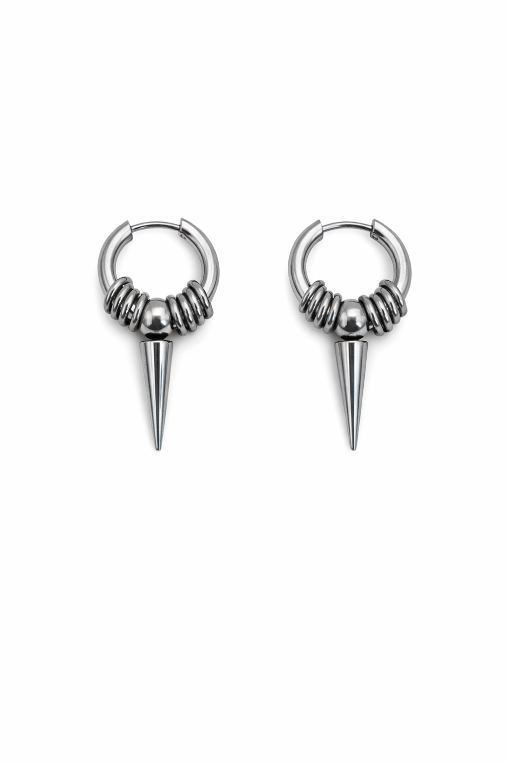 Hoop Spike Earrings | Punk Soft-Industrial Unisex Earrings