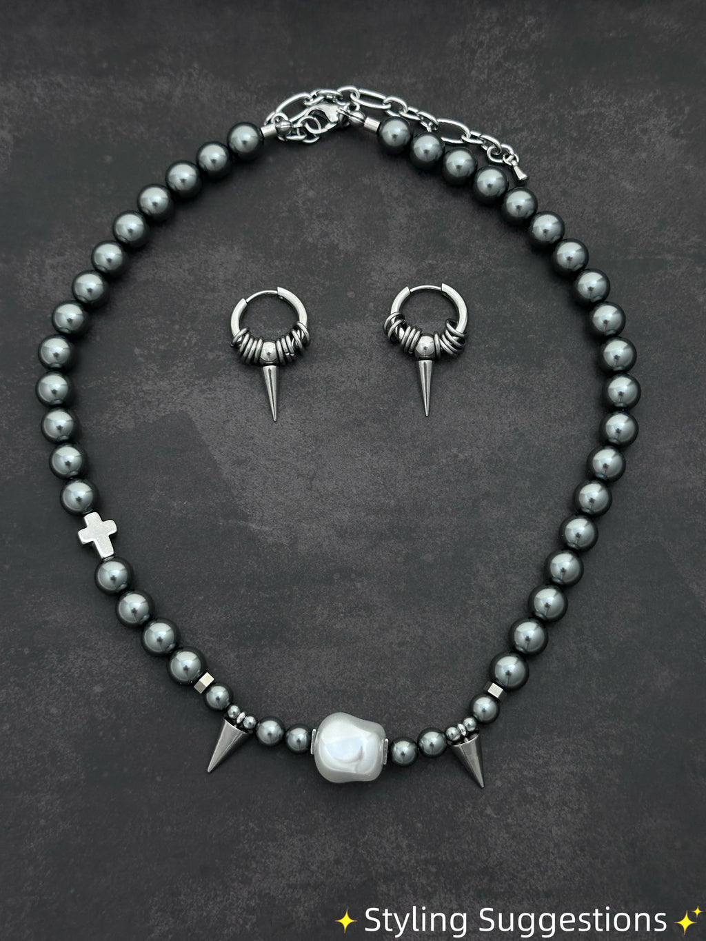Hoop Spike Earrings | Punk Soft-Industrial Unisex Earrings