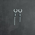 Long Chain Earrings | Mechanical Soft Industrial Gender-Neutral Jewelry